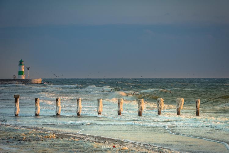Port54 - Olpenitz, Strand, Leuchtturm