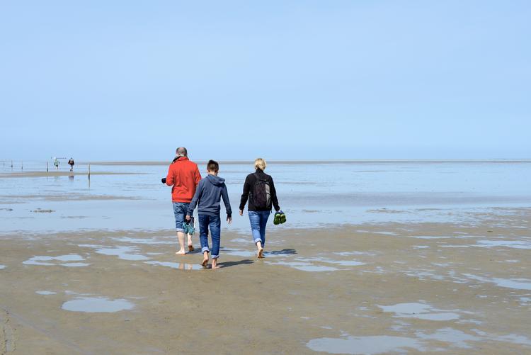 Wattwanderung an der Nordsee